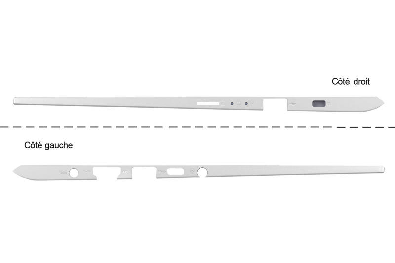 Clavier allemand VivoBook 14 Asus argenté