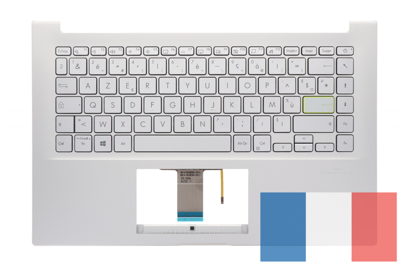 Clavier argenté avec rétroéclairage Asus - Officiel Asus