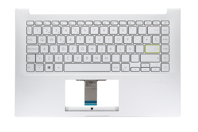 Clavier Asus Espagnol Argenté Officiel