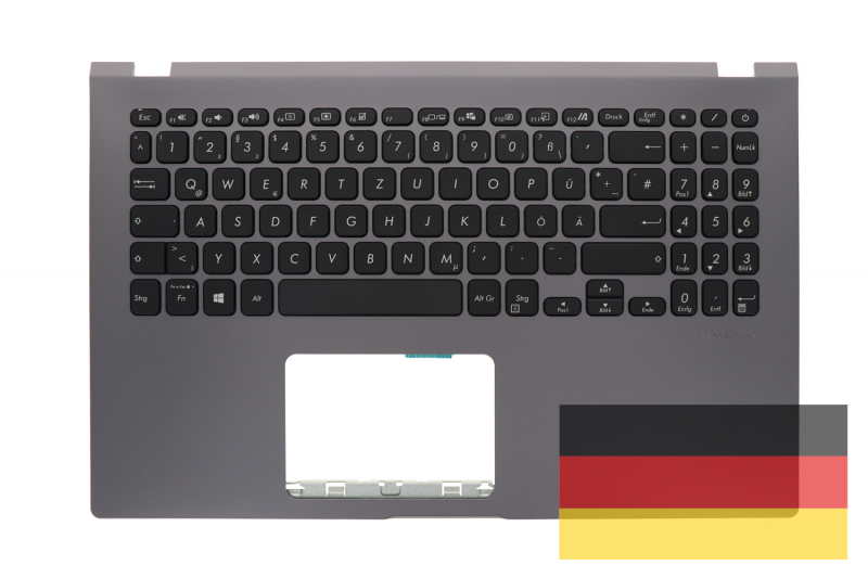 Asus clavier allemand QWERTZ gris pièce officielle