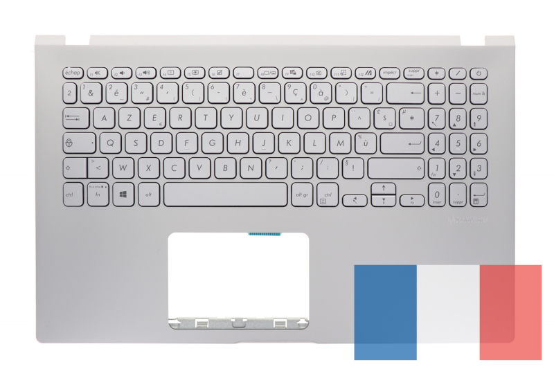 Clavier argenté de rechange - Authentique Asus