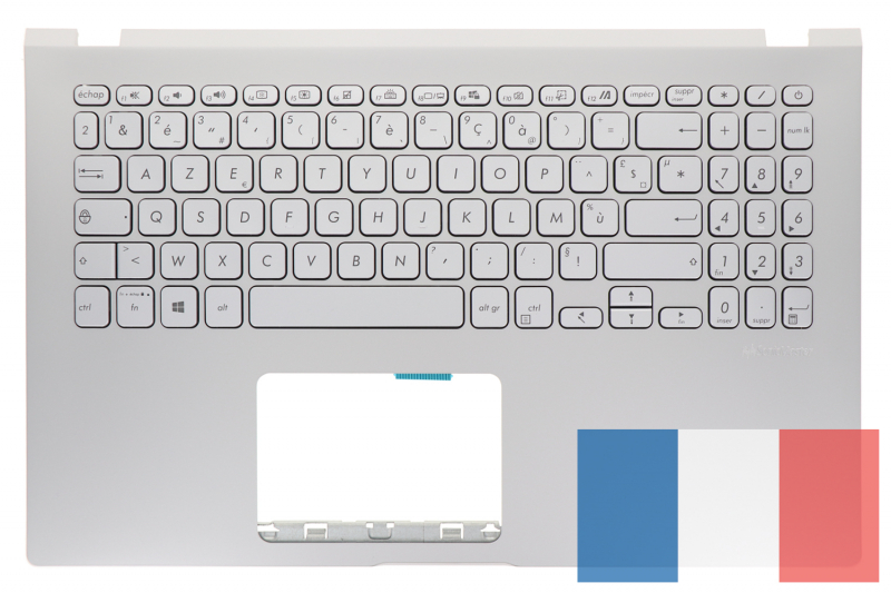 Clavier argenté rétroéclairé Asus