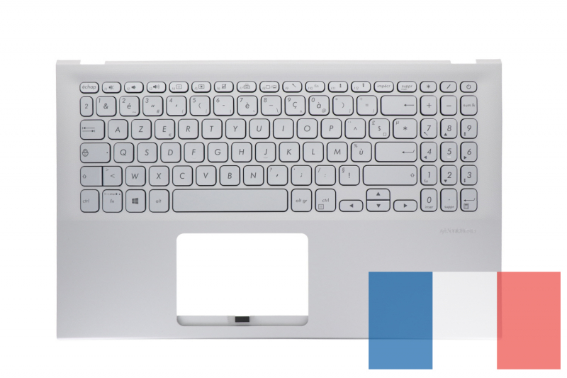 Clavier rétroéclairé argenté - Authentique Asus