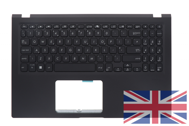 Clavier anglais QWERTY VivoBook Asus noir