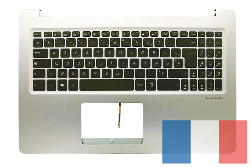Clavier rétroéclairé doré Asus - Modèle Officiel