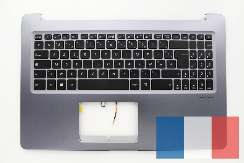 Clavier rétroéclairé gris Asus - Modèle Officiel