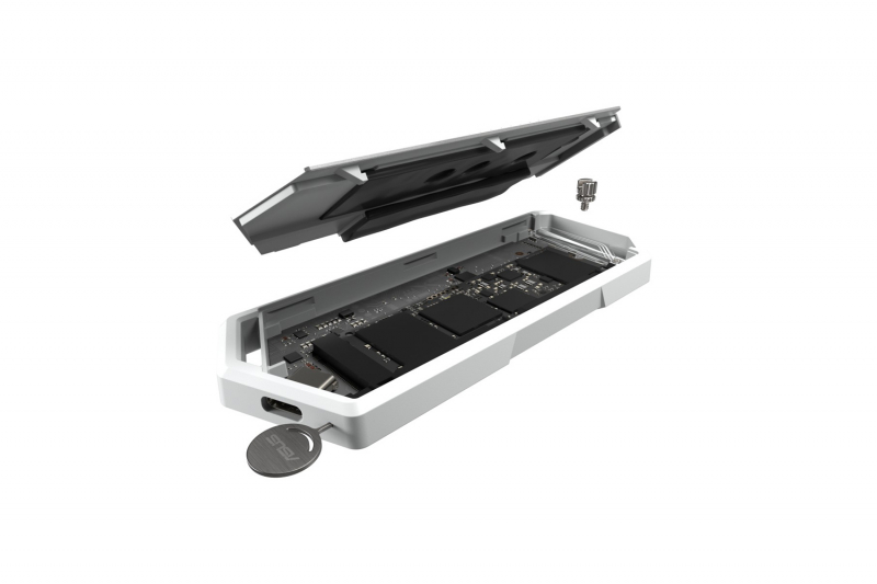 Boîtier SSD M.2 NVMe ROG Arion Blanc