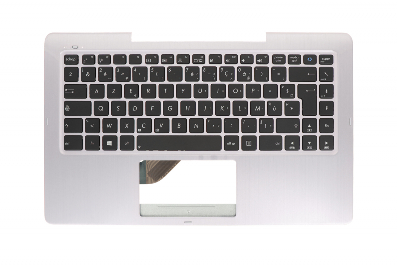 Clavier argenté de remplacement Transformer Book Asus