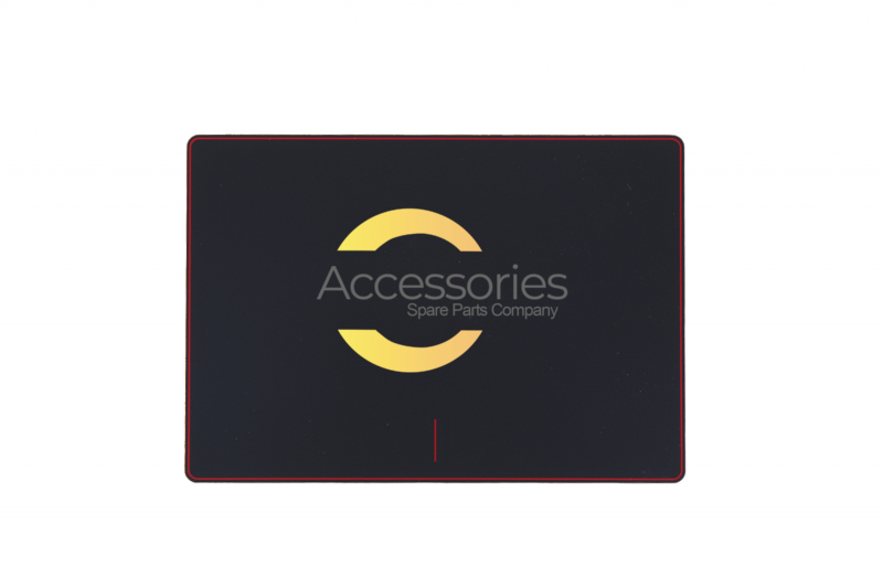 Plaque du touchpad noir et rouge de PC portable Asus