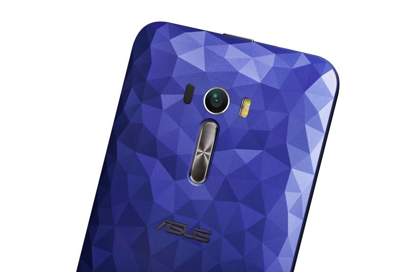 Coque arrière bleue Illusion Polygone ZenFone Selfie
