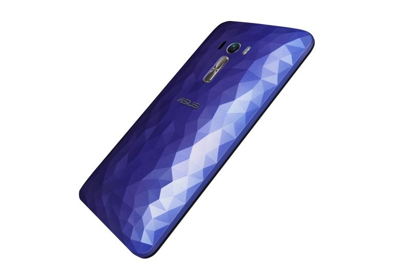 Coque arrière bleue Illusion Polygone ZenFone Selfie