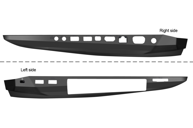 Bottom Case noir 17 pouces Asus - 13NB00M1AP0341