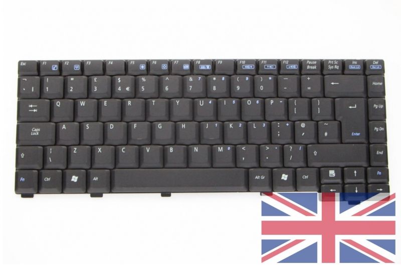 Clavier anglais QWERTY Asus Vivobook noir