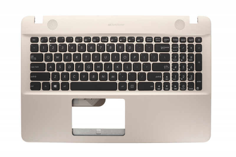 Clavier doré américain Asus - QWERTY