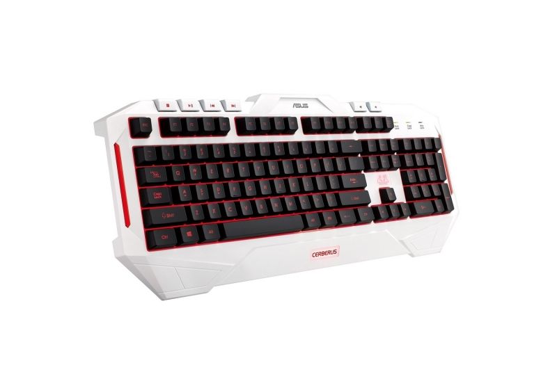 Clavier US Cerberus blanc Asus