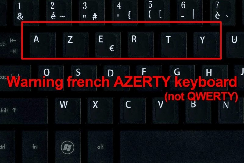 Clavier français doré rose Asus