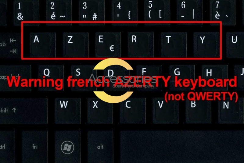 Clavier français noir Asus