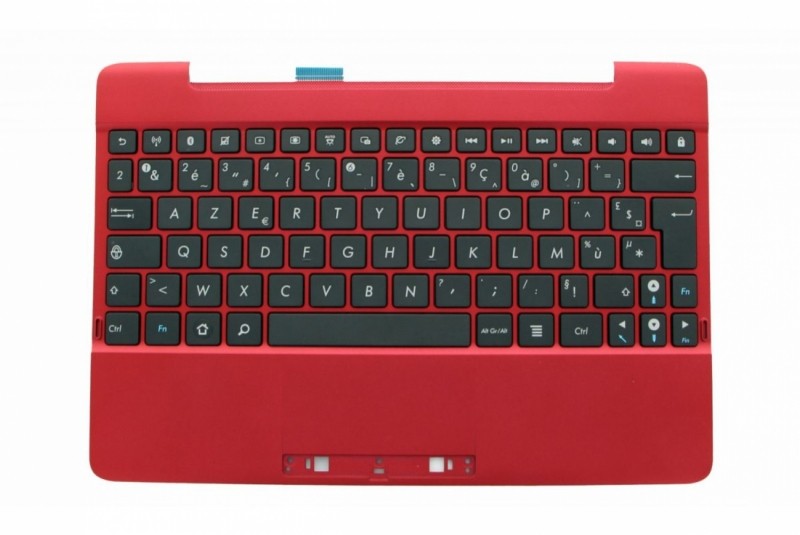 Clavier AZERTY rouge Transformer EeePad Asus