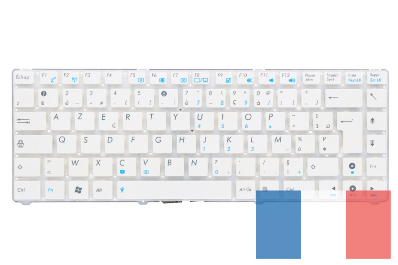 Clavier blanc choco WOF Asus