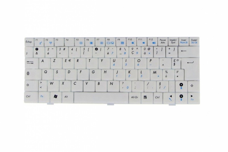 Clavier blanc choco WOF Asus Eee PC