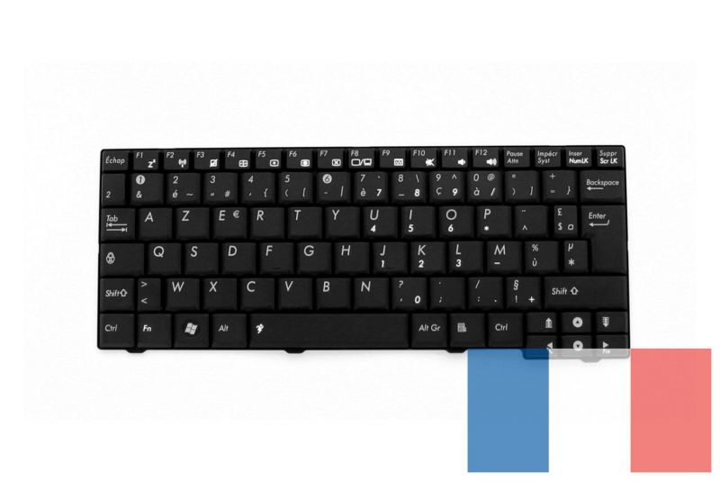 Clavier noir Asus Eee PC AZERTY
