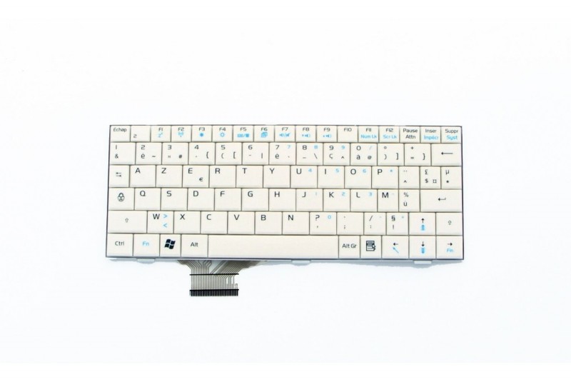 Clavier AZERTY blanc Asus