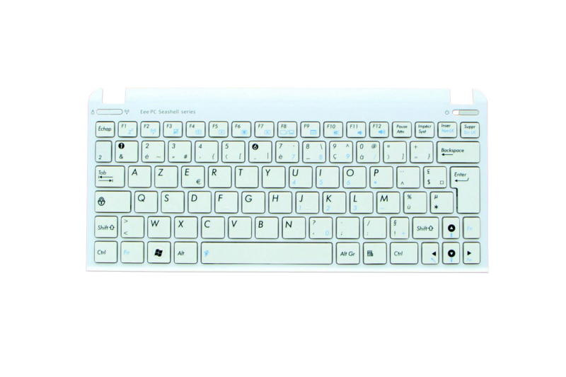 Clavier AZERTY blanc Asus