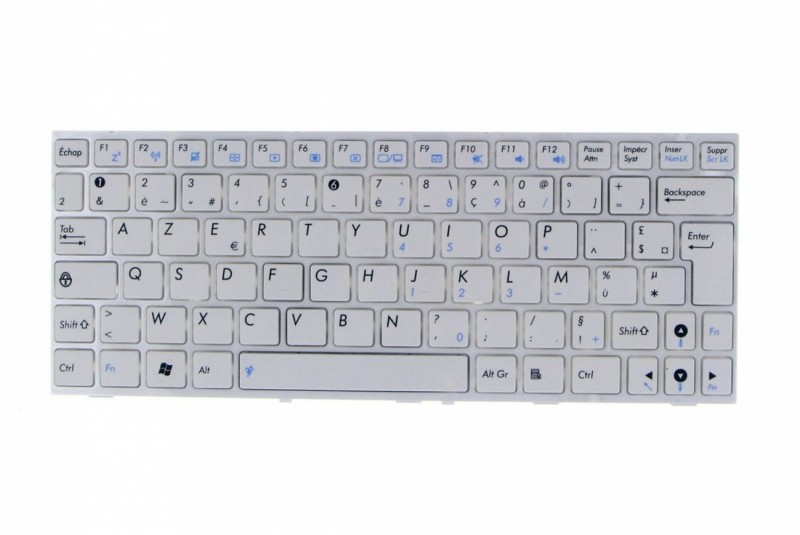 Clavier AZERTY blanc Asus