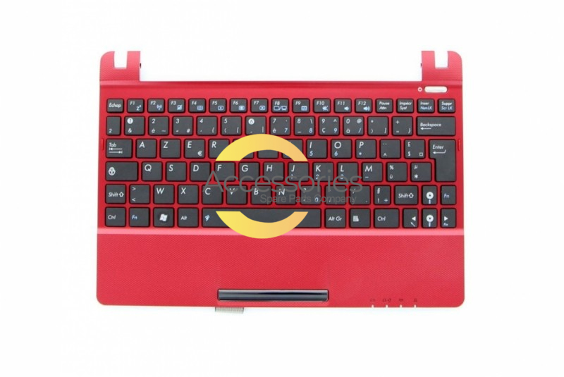 Clavier AZERTY rouge