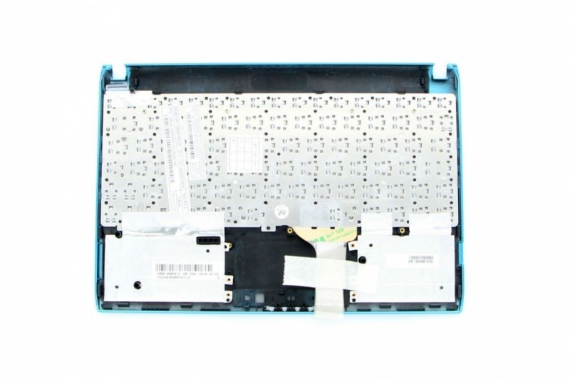 Clavier AZERTY bleu turquois