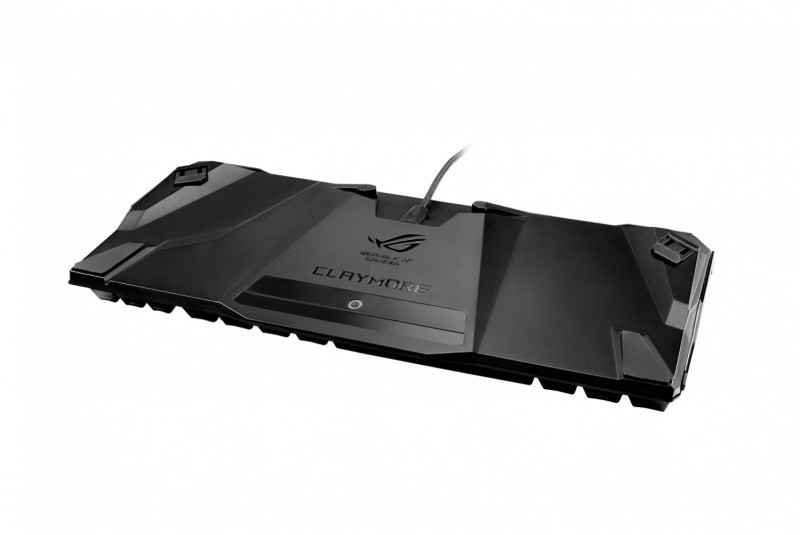 Clavier AZERTY ROG Claymore gamer rétroéclairé Cherry MX Marron Asus