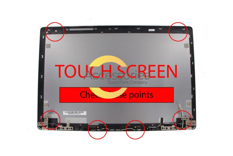 LCD Cover gris tactile 15 pouces ZenBook Asus