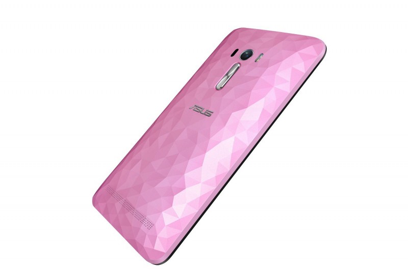 Coque arrière rose Illusion Polygone ZenFone Selfie