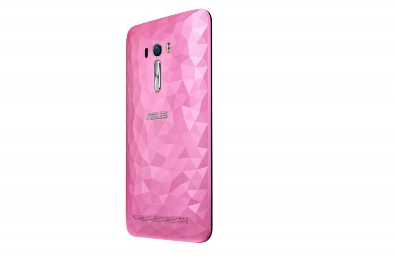 Coque arrière rose Illusion Polygone ZenFone Selfie