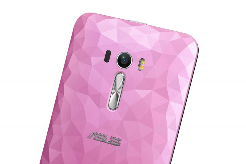 Coque arrière rose Illusion Polygone ZenFone Selfie
