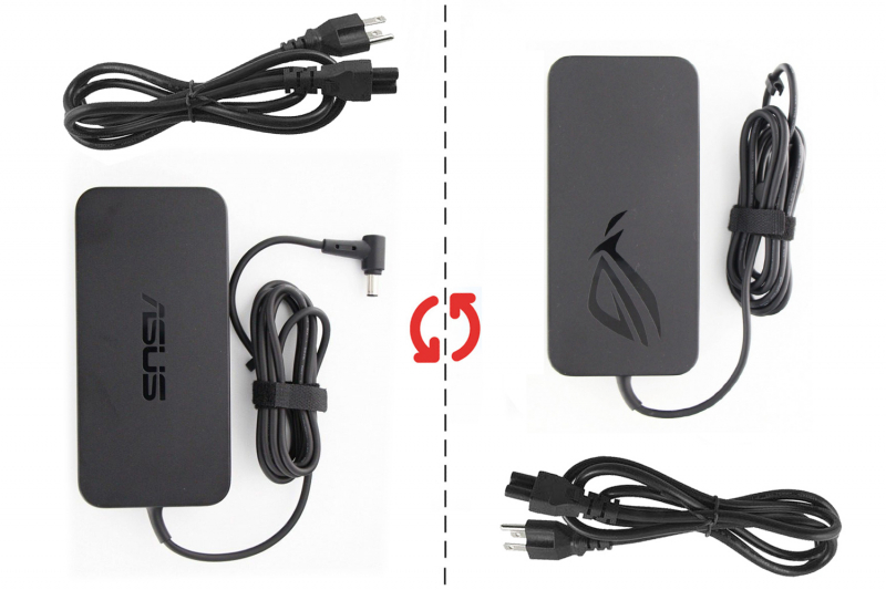 Chargeur Slim Asus TUF Gaming 180W Chargeur pour ordinateur portable Asus TUF Gaming 180W avec prise US