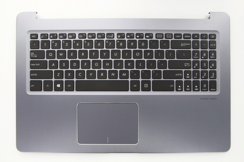 Clavier rétroéclairé gris américain Asus VivoBook Pro