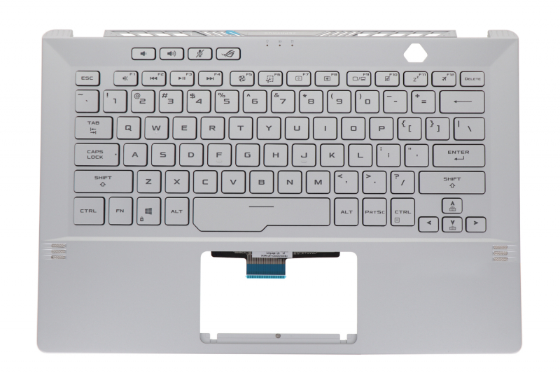 Clavier américain argenté rétroéclairé ROG Zephyrus G14 Clavier américain argenté rétroéclairé ROG Zephyrus G14