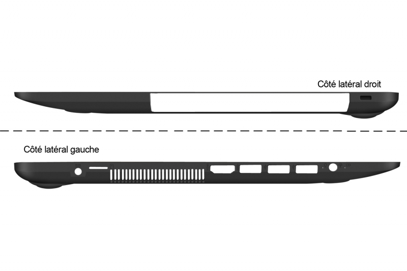 Bottom Case noir 15 pouces Asus - 90NB0HE1-R7D020