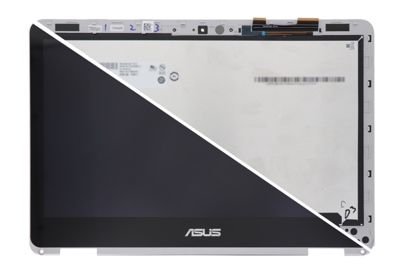 Module écran tactile FHD 12 pouces argenté Asus Chromebook Flip