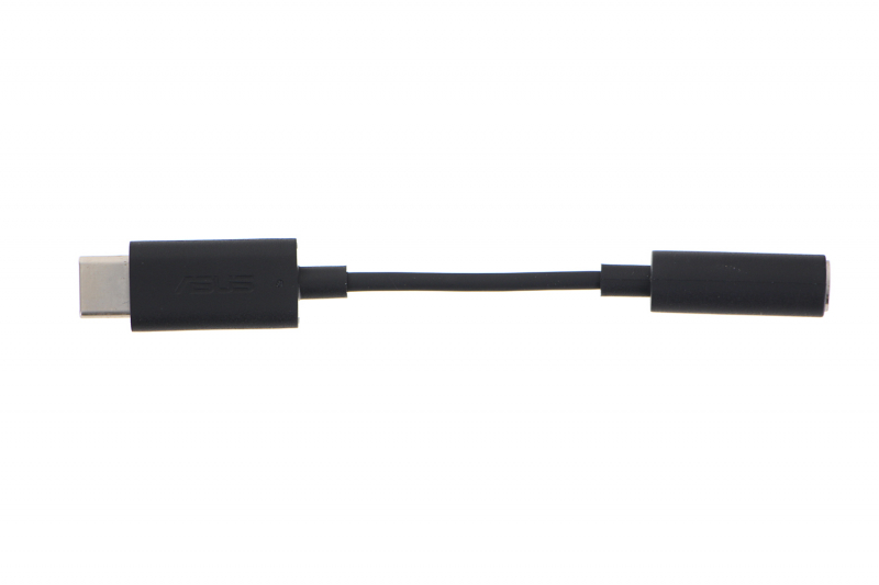 Adaptateur noir USB C vers audio ROG Phone 3 et ZenFone 8 Flip Adaptateur noir USB C vers audio ROG Phone 3 et ZenFone 8 Flip