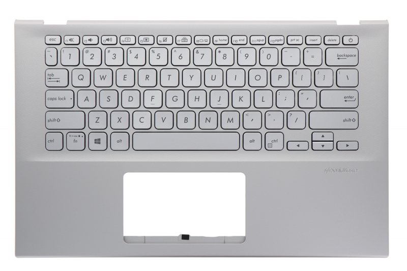 Clavier rétroéclairé argenté américain Asus VivoBook