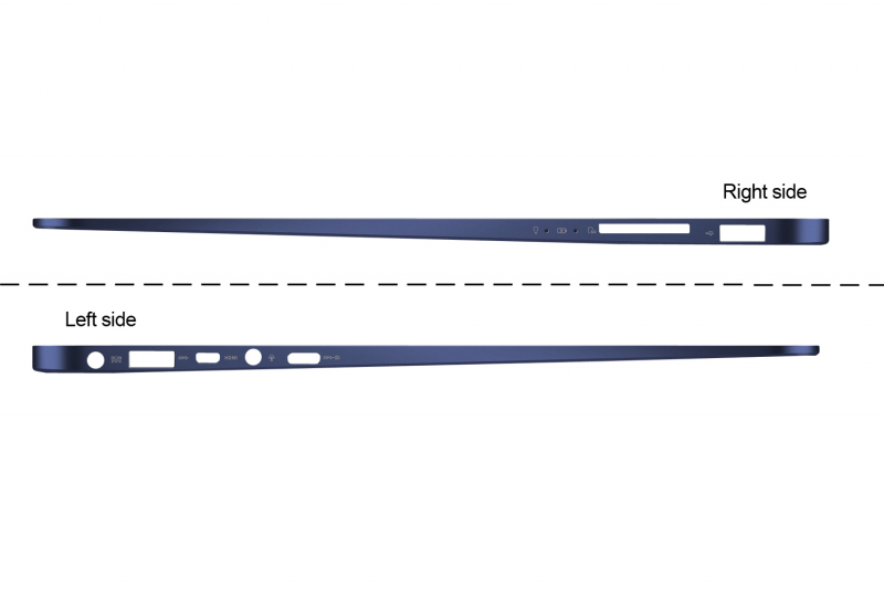 Clavier américain rétroéclairé bleu ZenBook