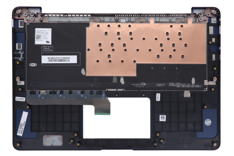 Clavier américain rétroéclairé bleu ZenBook