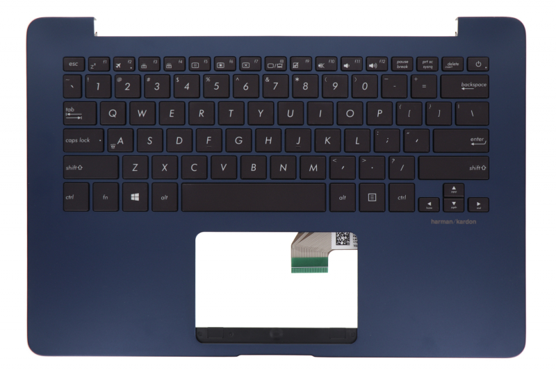 Clavier américain rétroéclairé bleu ZenBook