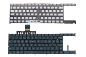 Clavier de rechange bleu rétroéclairé américain ZenBook Asus