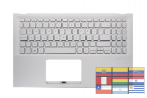 Clavier latino américain argenté VivoBook 15