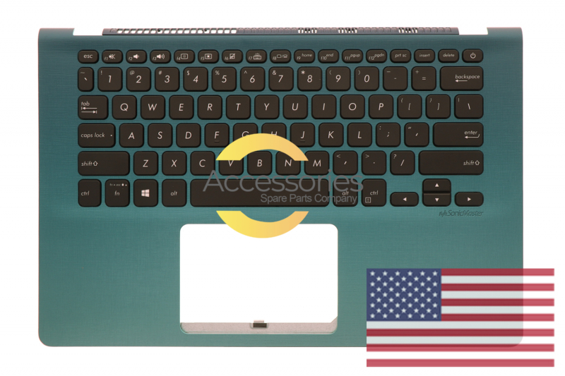 Clavier vert rétroéclairé US Asus