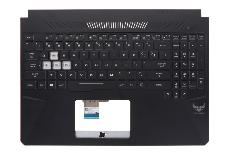 Clavier Asus noir rétroéclairé américain officiel