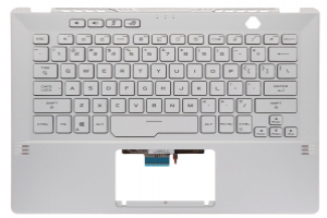 Clavier américain argenté rétroéclairé Asus ROG Zephyrus G14 Clavier américain argenté rétroéclairé Asus ROG Zephyrus G14